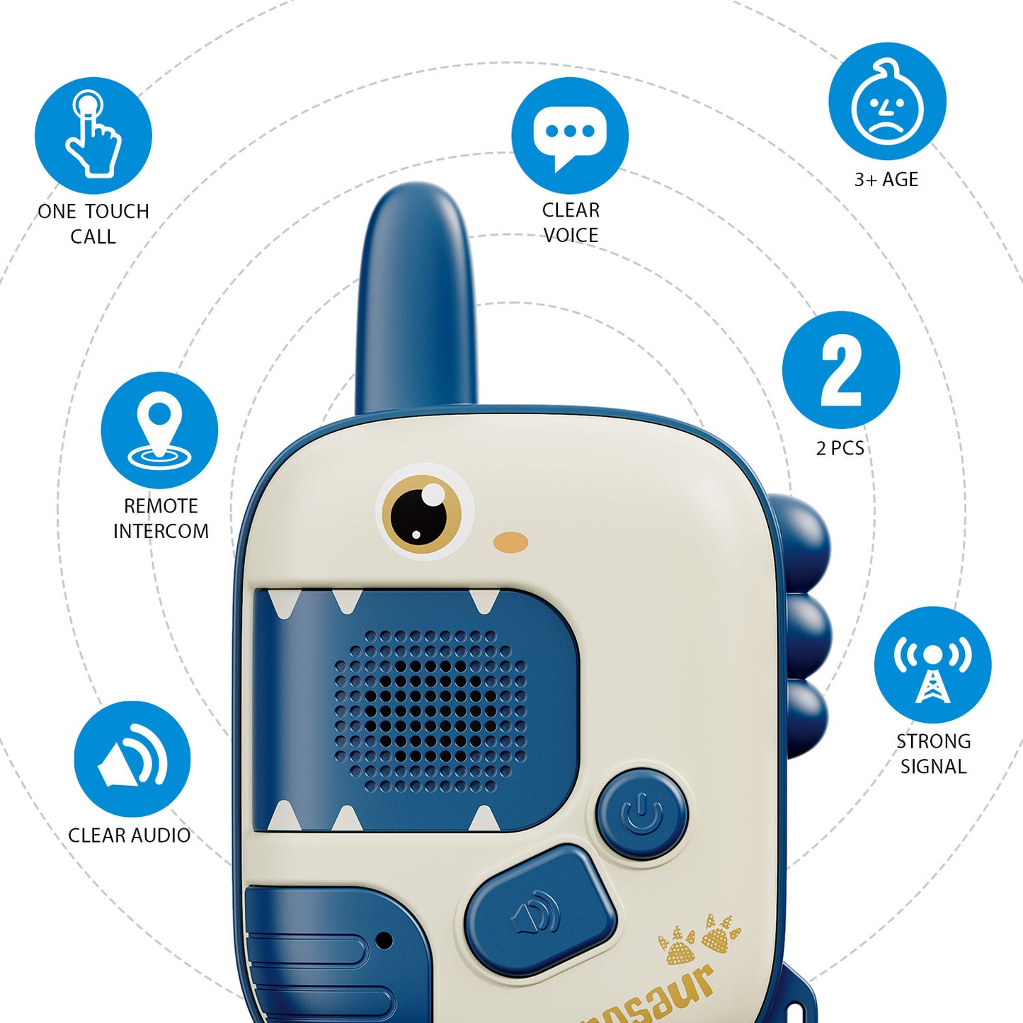 Dinosaur Wireless Intercom Parent-child Interactive Outdoor Toy