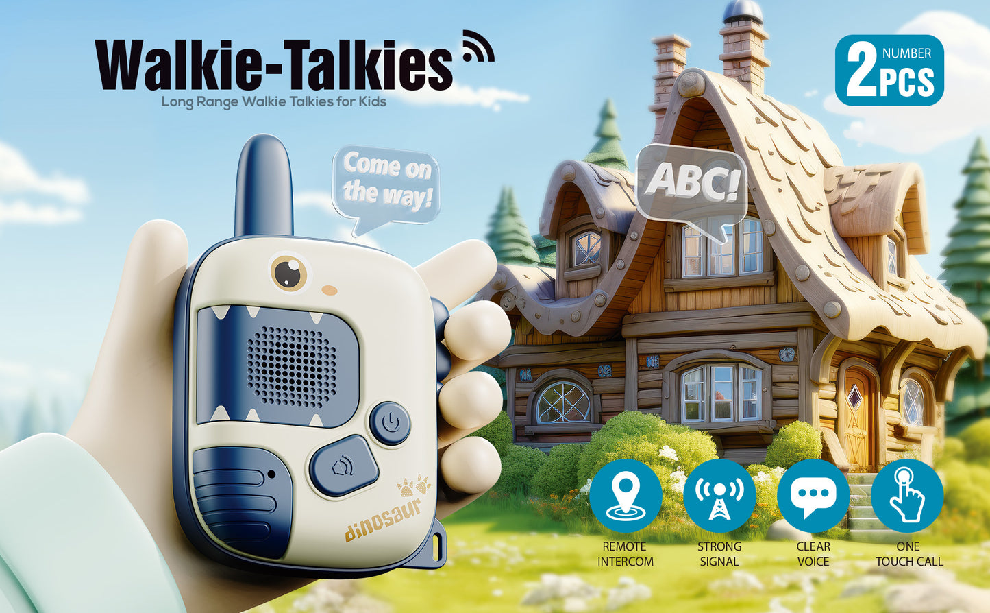 Dinosaur Wireless Intercom Parent-child Interactive Outdoor Toy