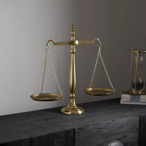 Vintage Style Libra-Scale Tray-Unique Centerpiece Stand For Home