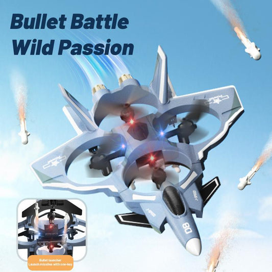 Highly Rated 2.4G Simulated Quadcopter Fighter Model Remote Control