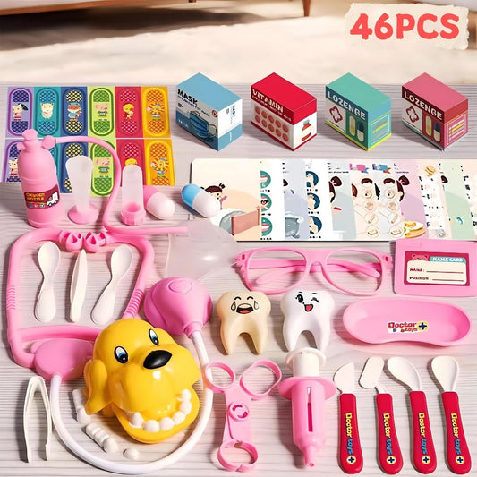 46PCS Kids Doctor Play Set
