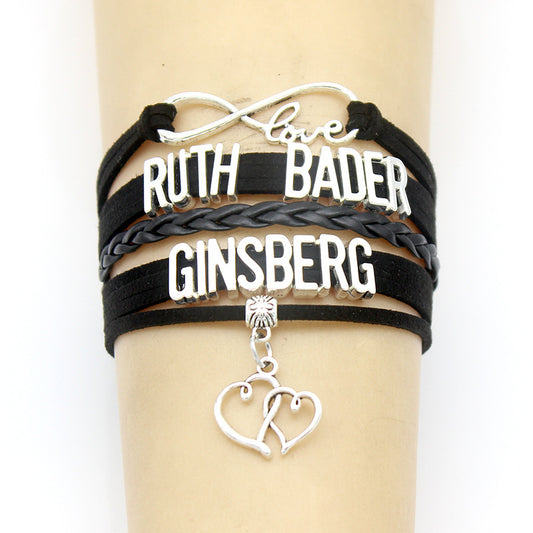 Handwoven U.S. Justice Ginsburg Bracelet