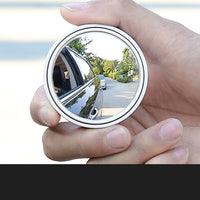 Suction Cup Car Convex Blind Spot Mirror (1 Set / 2 Pcs)