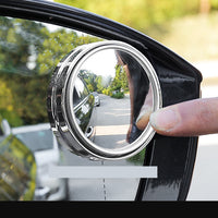 Suction Cup Car Convex Blind Spot Mirror (1 Set / 2 Pcs)