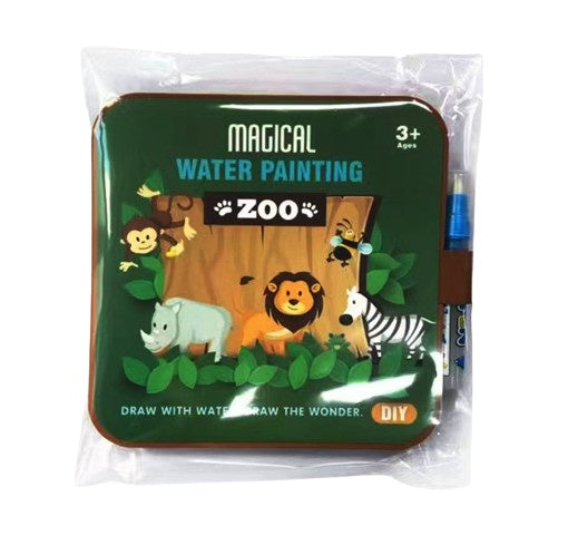 3-in-1 Magical Water Colored Drawing Book & Children's Puzzle Toy